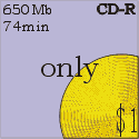 Анимированный баннер 'CD-R'. 4 кадра. 6,42Кб